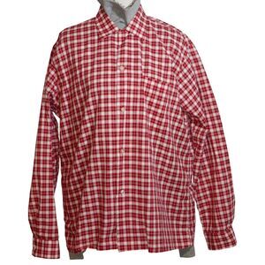 AMC Sportswear Vintage Wash and Wear Button Down Plaid Shirt Size L